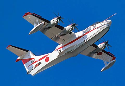 日本的新型us-2水上飞机