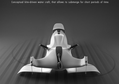 概念风动摩托赛艇