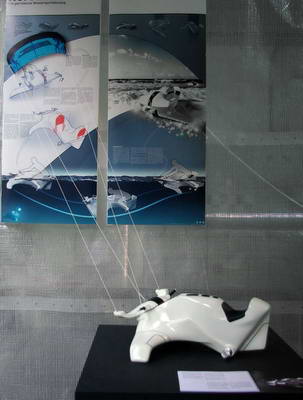 概念风动摩托赛艇