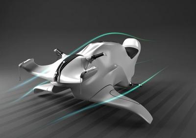 概念风动摩托赛艇
