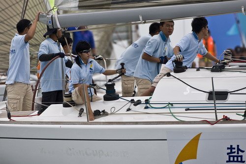 中国杯帆船赛即将起锚 五大船队各具特色(图)