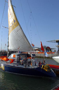 翟墨的无动力帆船