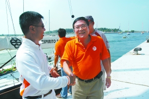 15只参赛帆船会师台南