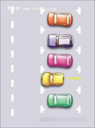 车身位置调正后，将方向盘调正，然后继续倒车，直至车身完全入库