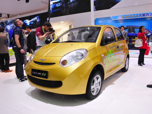 瑞麒M1 EV北京车展现场图片