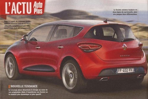 雷诺全新风景假想图曝光 配1.6T/双离合 